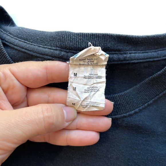 Vintage Mortal Kombat MEDIUM Logo Short Sleeve Cotton TShirt Adult Black Jerzees - Picture 5 of 8